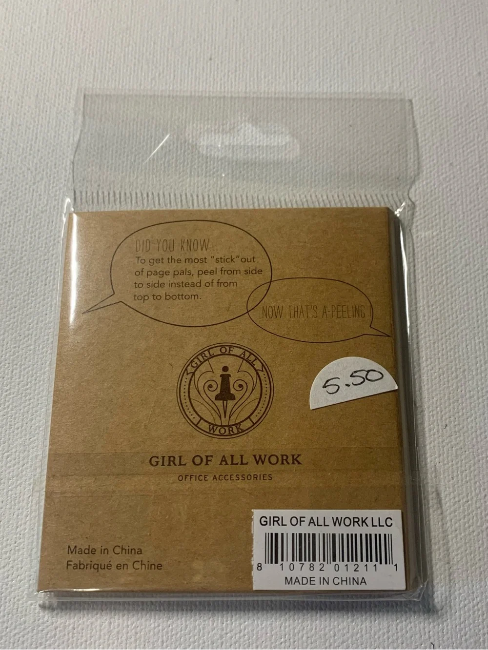 Girl of All Work page flags with sheep, cow, and duck illustrations